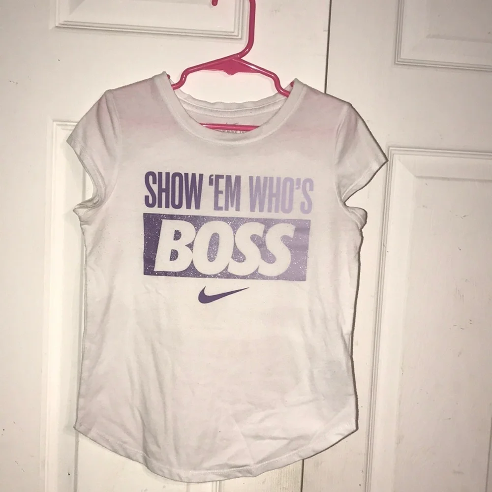Girl’s Sparkle Nike Tee